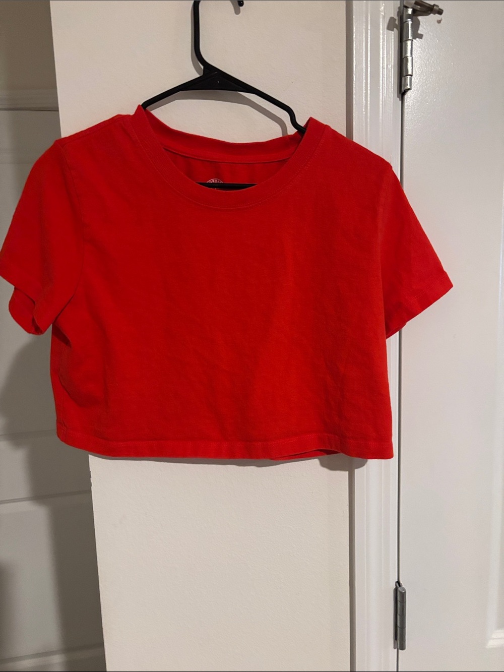 Urban Outfitters Red Cropped Tee